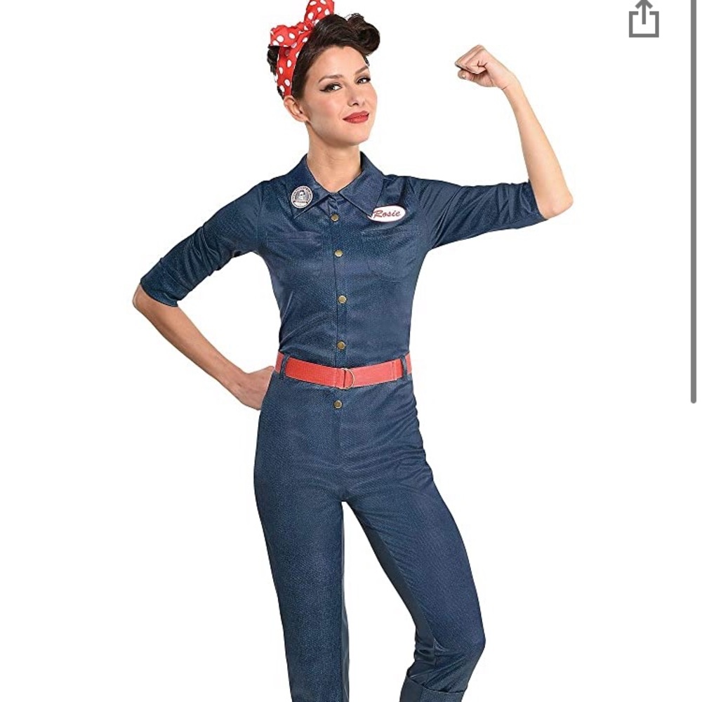 Rosie The Riveter Women Costume